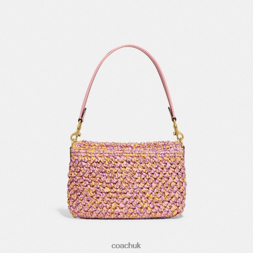 Coach Women SOFT TABBY SHOULDER BAG B4/Pink/Orange D0DL44134