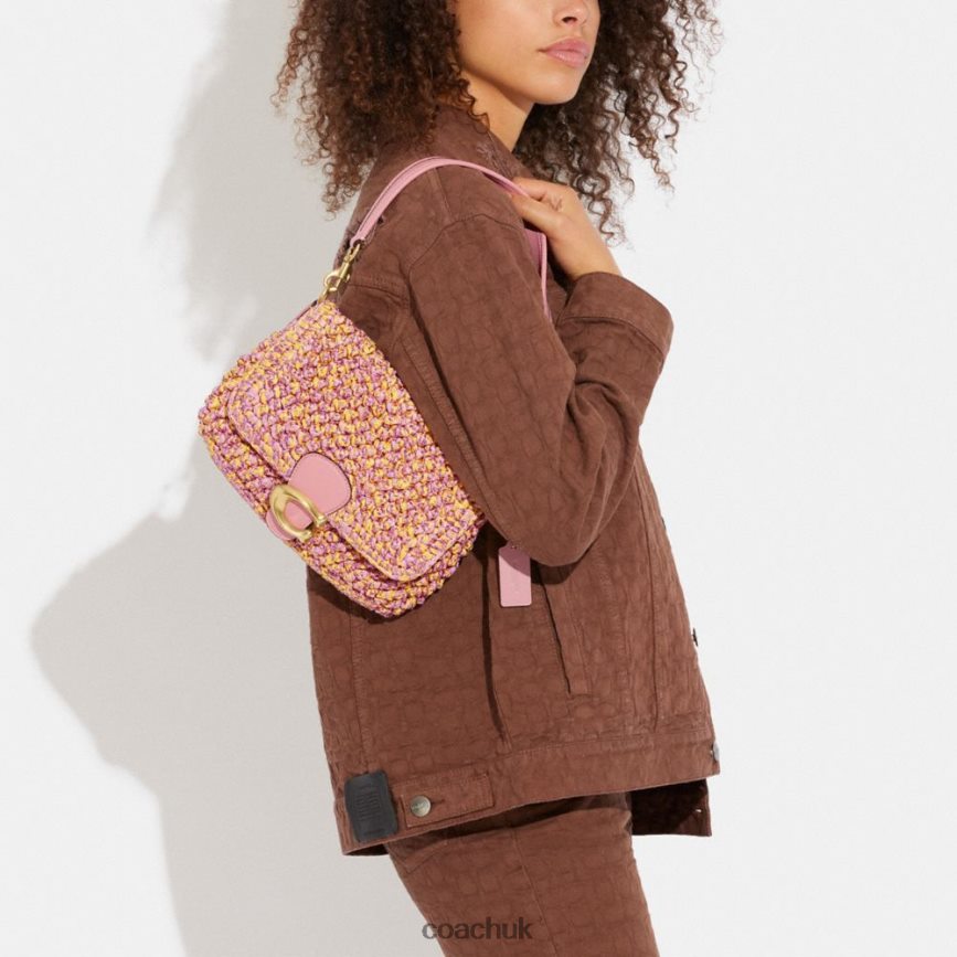 Coach Women SOFT TABBY SHOULDER BAG B4/Pink/Orange D0DL44134