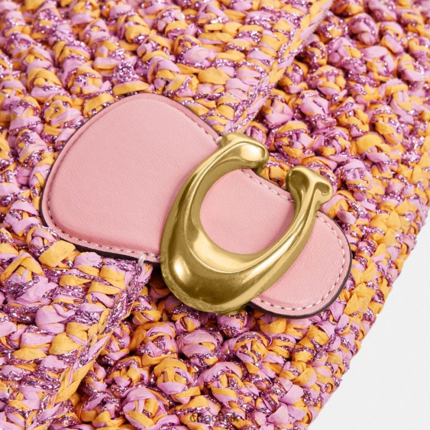 Coach Women SOFT TABBY SHOULDER BAG B4/Pink/Orange D0DL44134