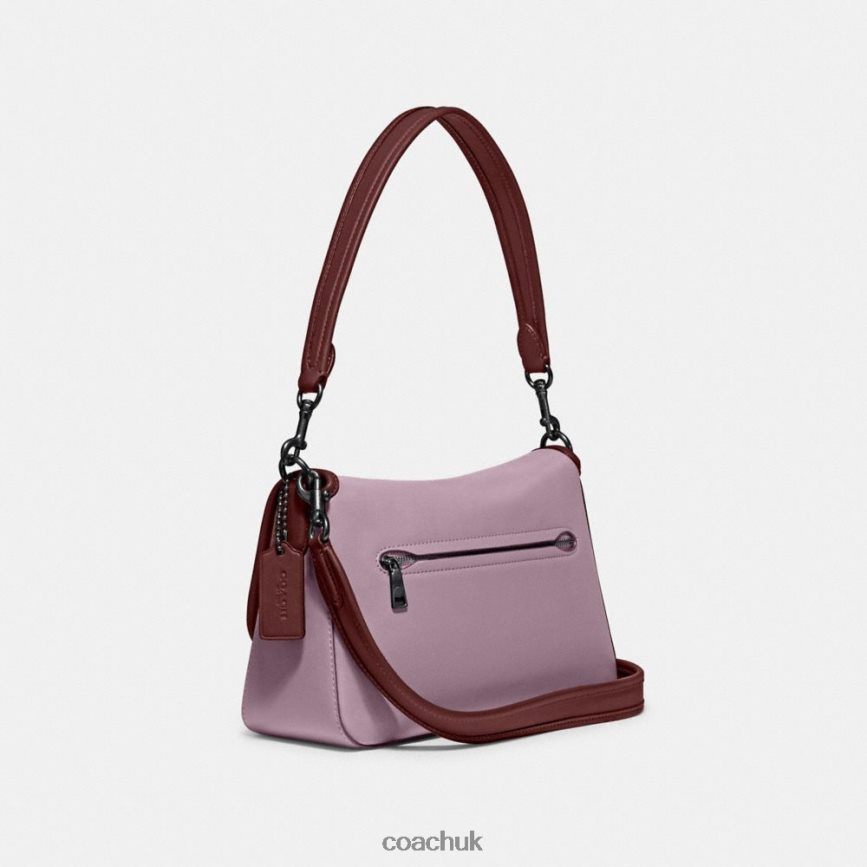 Coach Women SOFT TABBY SHOULDER BAG IN COLORBLOCK V5/Ice Purple Multi D0DL44132