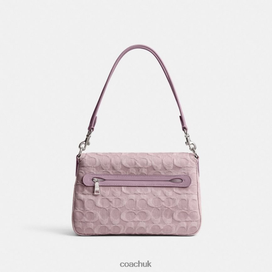 Coach Women SOFT TABBY SHOULDER BAG IN SIGNATURE DENIM LH/Pale Purple D0DL44154