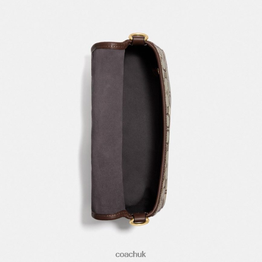 Coach Women SOFT TABBY SHOULDER BAG IN SIGNATURE JACQUARD B4/Oak Maple D0DL44118