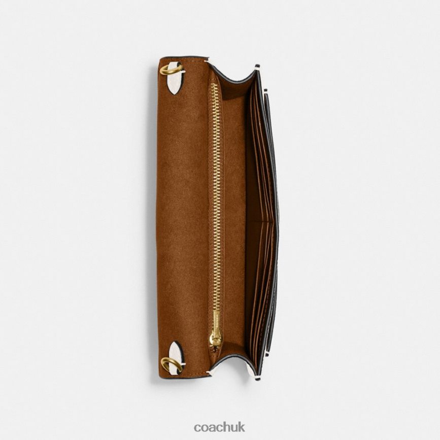 Coach Women TABBY CHAIN CLUTCH B4/CHALK D0DL44169