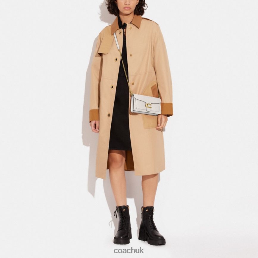 Coach Women TABBY CHAIN CLUTCH B4/CHALK D0DL44169