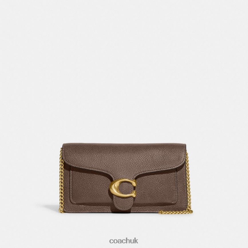 Coach Women TABBY CHAIN CLUTCH B4/DARK STONE D0DL44157