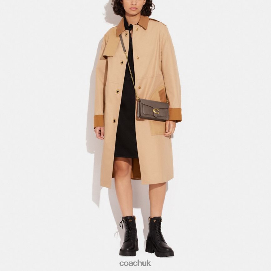 Coach Women TABBY CHAIN CLUTCH B4/DARK STONE D0DL44157