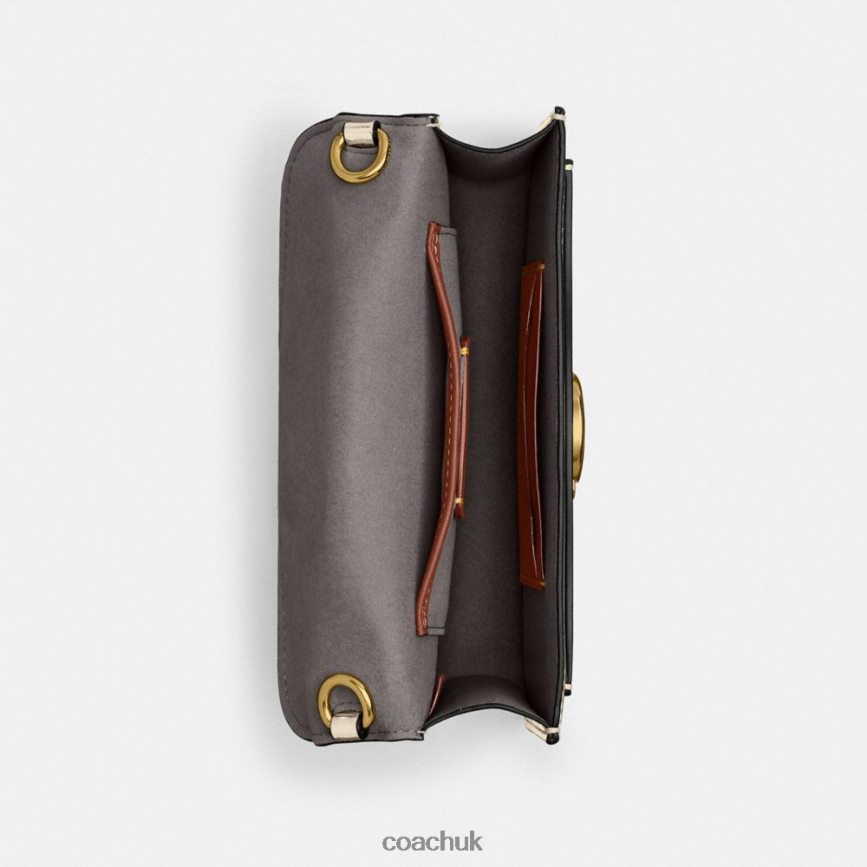 Coach Women TABBY CROSSBODY IN SILVER METALLIC B4/Gold D0DL44111