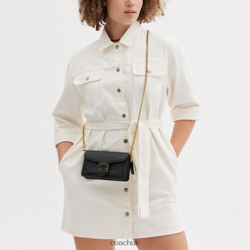 Coach Women TABBY CROSSBODY WRISTLET B4/BLACK D0DL44162