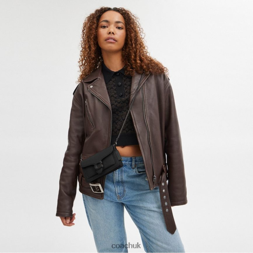 Coach Women TABBY CROSSBODY WRISTLET V5/Black D0DL44147