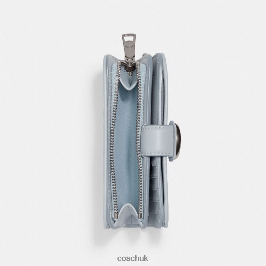 Coach Women TABBY MEDIUM WALLET IN SIGNATURE DENIM LH/Pale Blue D0DL44156