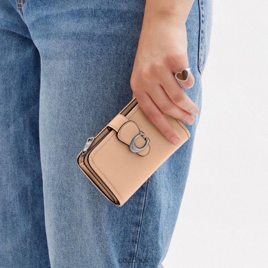 Coach Women TABBY MEDIUM WALLET LH/Buff D0DL44109