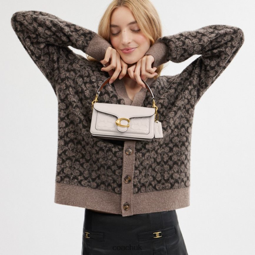 Coach Women TABBY SHOULDER BAG 20 IN SIGNATURE LEATHER B4/CHALK D0DL44104