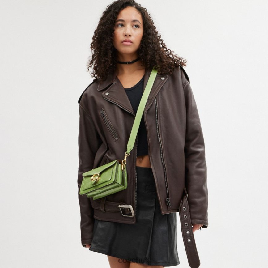 Coach Women TABBY SHOULDER BAG 20 IN SIGNATURE LEATHER B4/GREEN D0DL44145