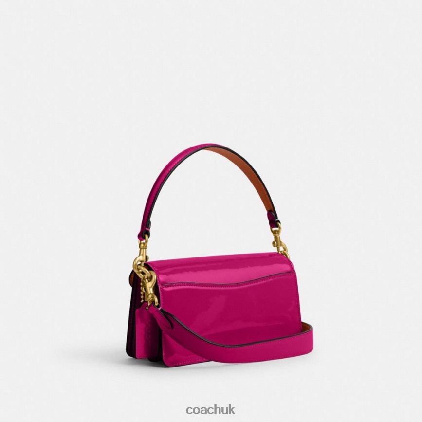 Coach Women TABBY SHOULDER BAG 20 IN SIGNATURE LEATHER B4/MAGENTA D0DL44146