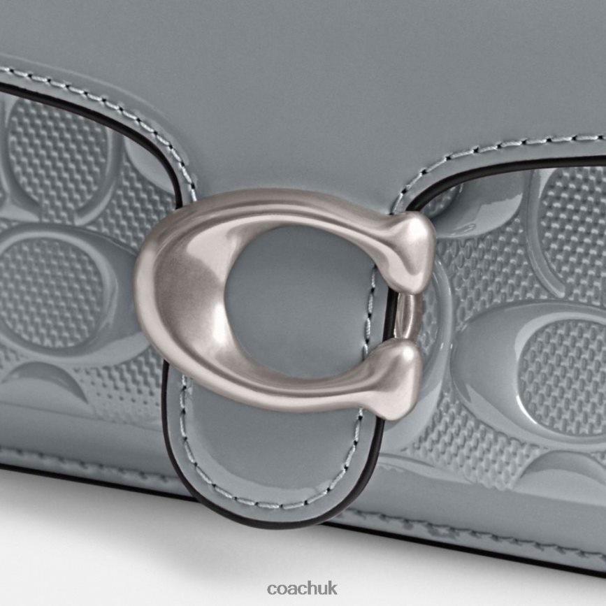 Coach Women TABBY SHOULDER BAG 20 IN SIGNATURE LEATHER LH/Grey Blue D0DL44105