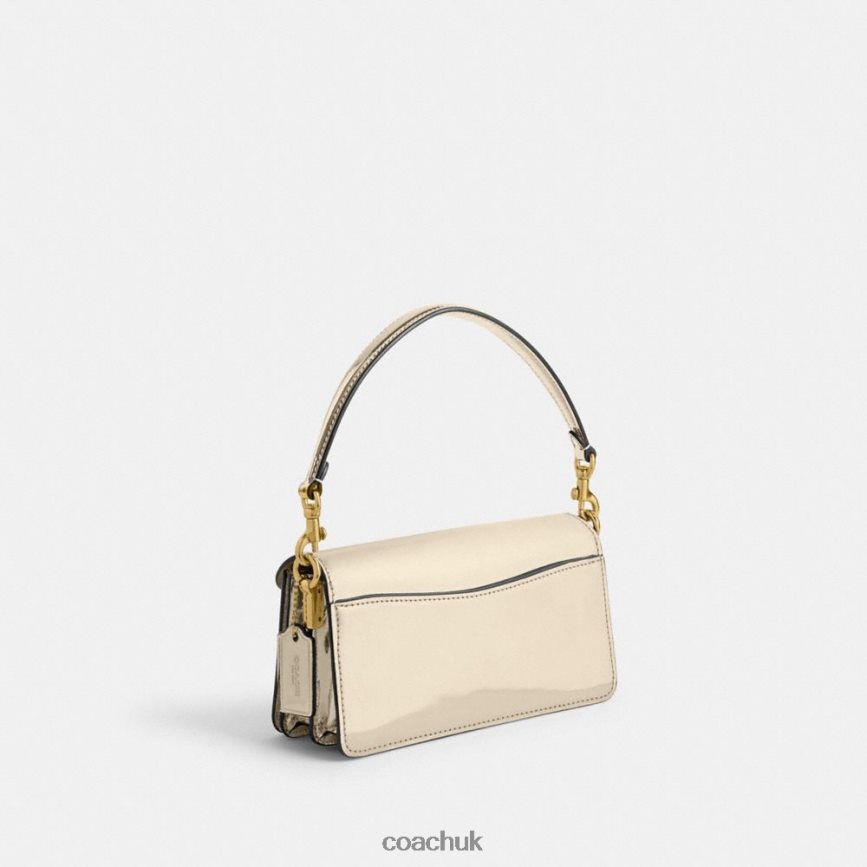 Coach Women TABBY SHOULDER BAG 20 IN SILVER METALLIC B4/Gold D0DL44108