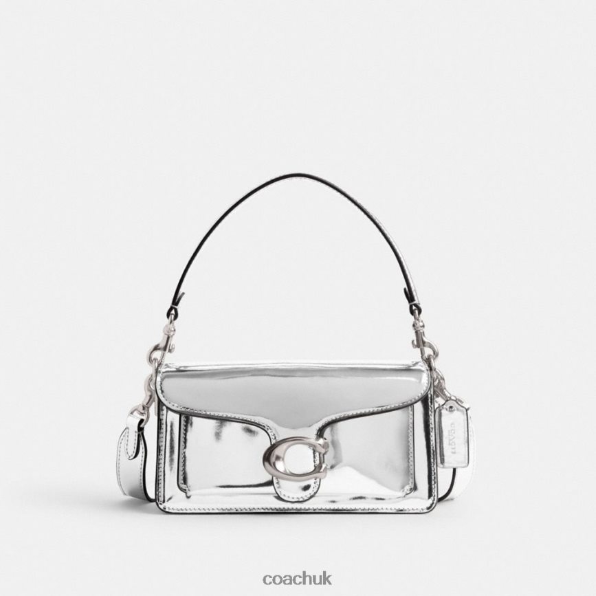 Coach Women TABBY SHOULDER BAG 20 IN SILVER METALLIC LH/Silver D0DL44142