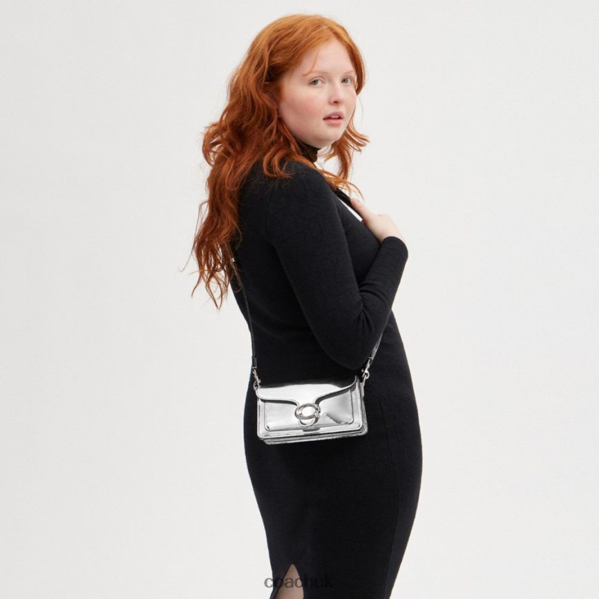 Coach Women TABBY SHOULDER BAG 20 IN SILVER METALLIC LH/Silver D0DL44142