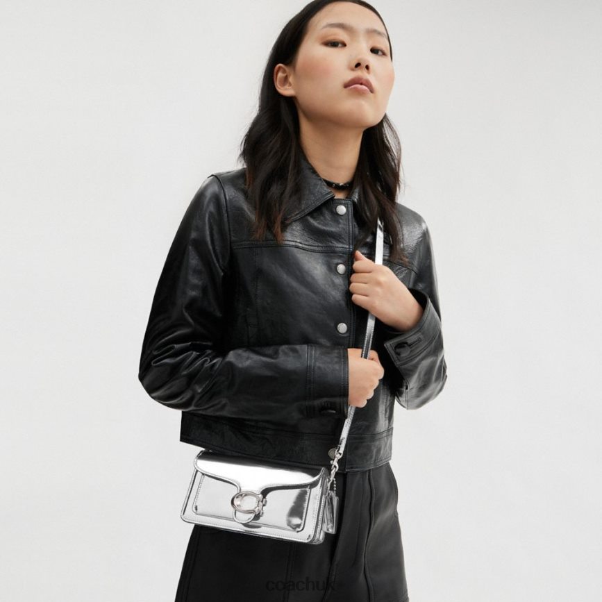 Coach Women TABBY SHOULDER BAG 20 IN SILVER METALLIC LH/Silver D0DL44142