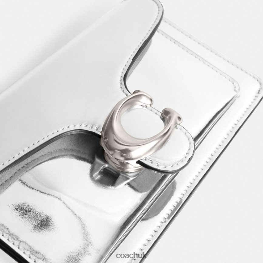 Coach Women TABBY SHOULDER BAG 20 IN SILVER METALLIC LH/Silver D0DL44142