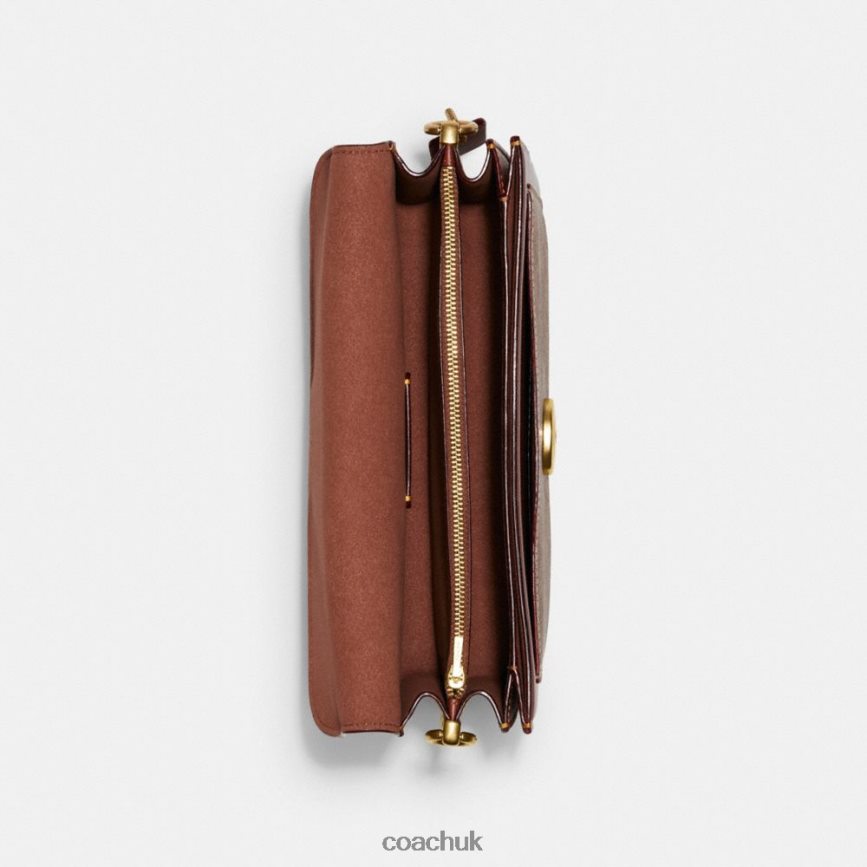 Coach Women TABBY SHOULDER BAG 26 IN SIGNATURE CANVAS B4/Tan Rust D0DL44165