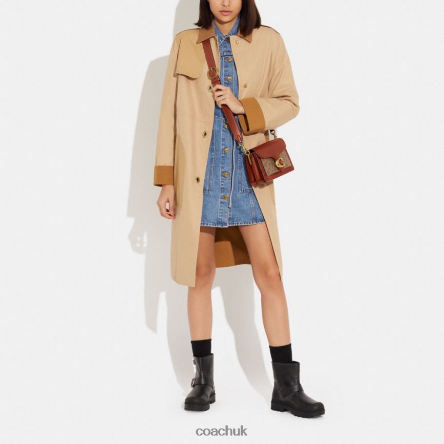 Coach Women TABBY SHOULDER BAG 26 IN SIGNATURE CANVAS B4/Tan Rust D0DL44165