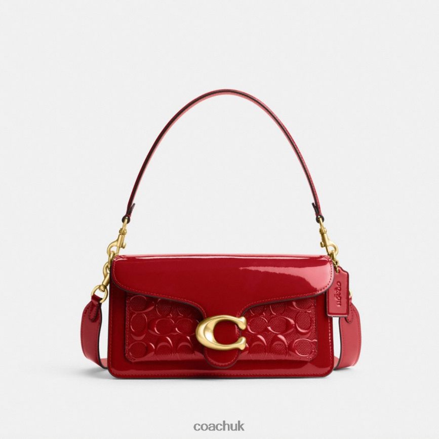 Coach Women TABBY SHOULDER BAG 26 IN SIGNATURE LEATHER B4/RED D0DL44144