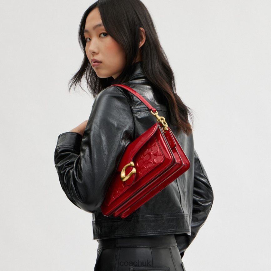 Coach Women TABBY SHOULDER BAG 26 IN SIGNATURE LEATHER B4/RED D0DL44144