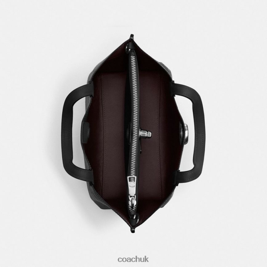 Coach Women WILLOW TOTE 24 LH/Black Multi D0DL44287