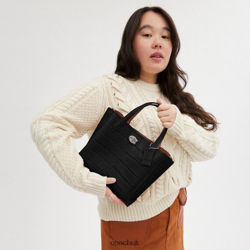 Coach Women WILLOW TOTE 24 LH/Black Multi D0DL44287