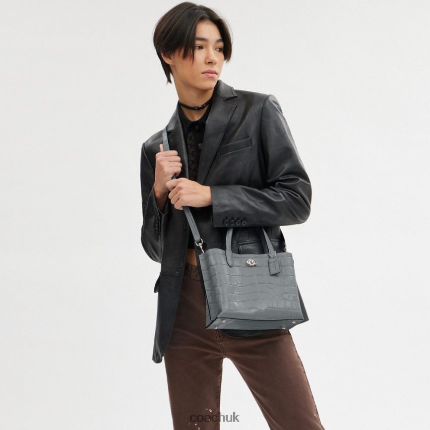 Coach Women WILLOW TOTE 24 LH/Grey Blue Multi D0DL44290