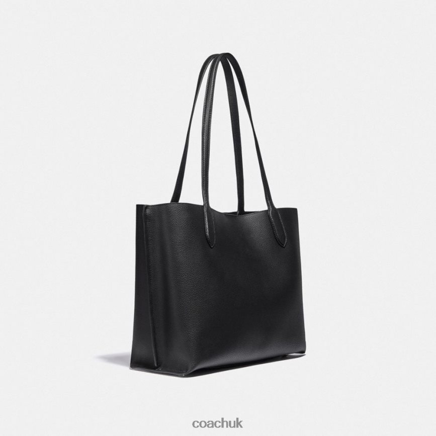 Coach Women WILLOW TOTE B4/BLACK D0DL44303