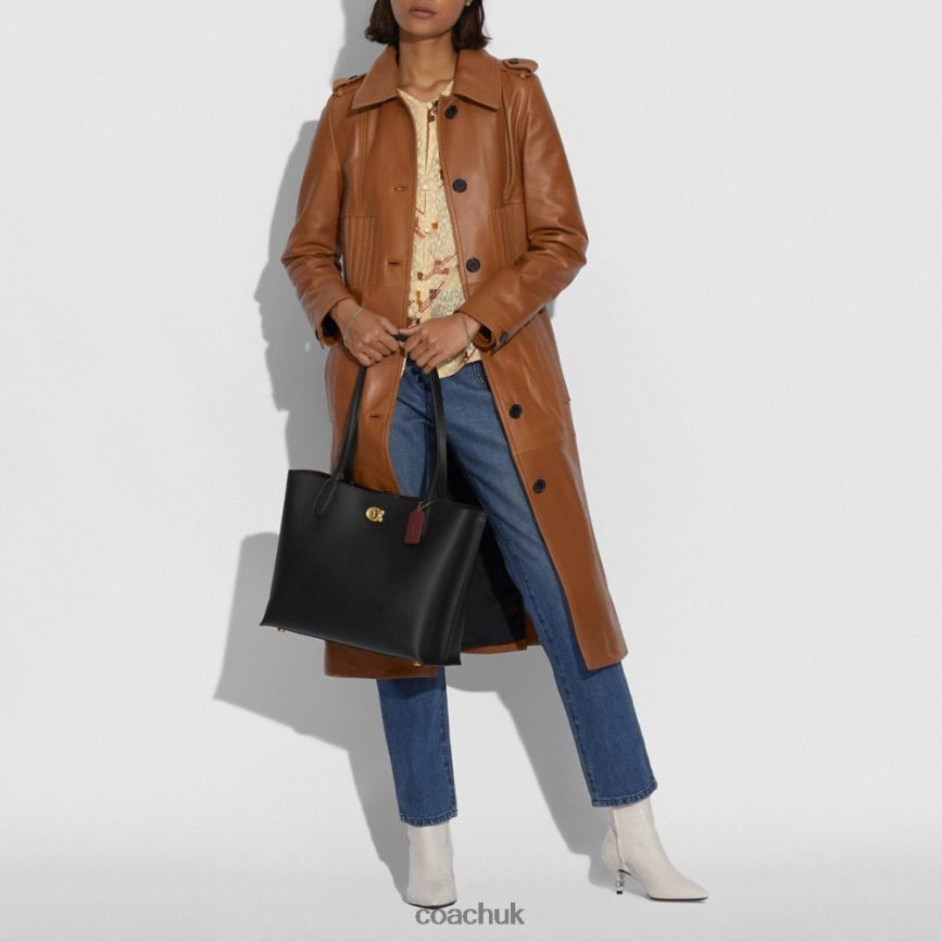 Coach Women WILLOW TOTE B4/BLACK D0DL44303