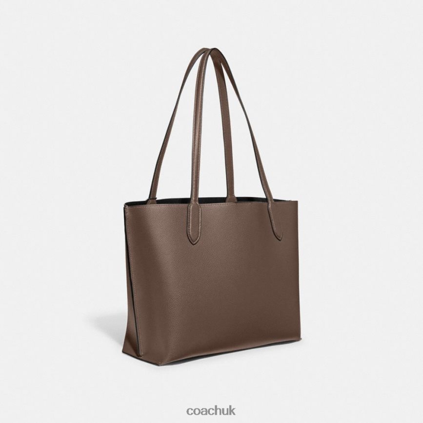 Coach Women WILLOW TOTE B4/DARK STONE D0DL44304