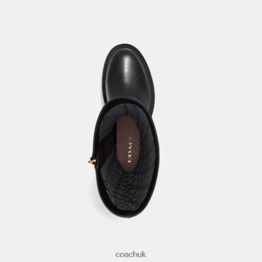 Coach Women JULIETTA BOOT Black D0DL44413