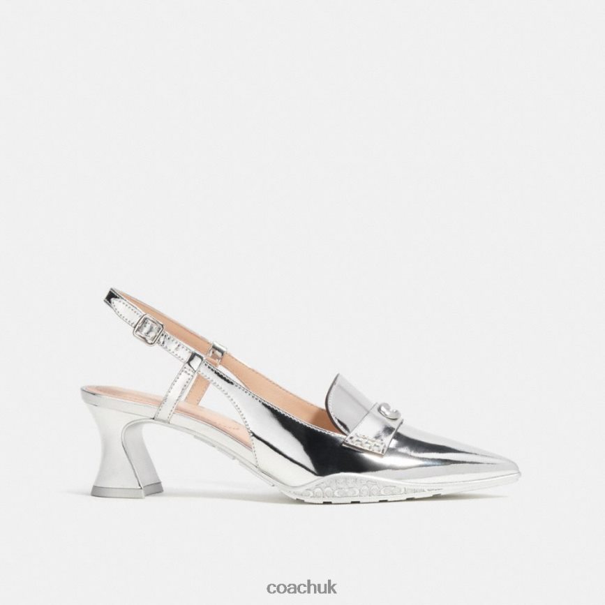 Coach Women NIKOLA HYBRID SLINGBACK Silver D0DL44411