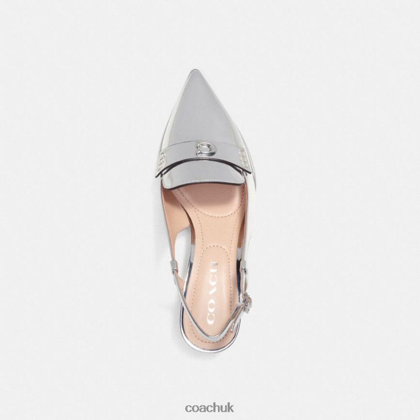 Coach Women NIKOLA HYBRID SLINGBACK Silver D0DL44411