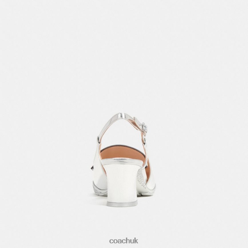 Coach Women NIKOLA HYBRID SLINGBACK Silver D0DL44411