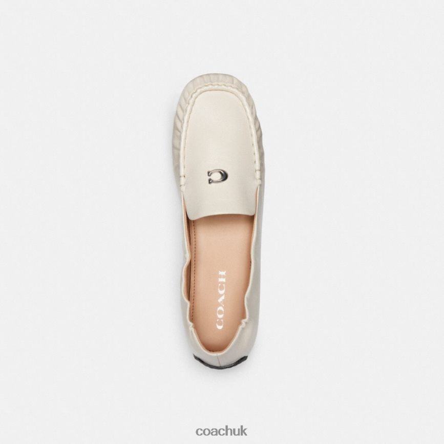 Coach Women RONNIE LOAFER Chalk D0DL44391