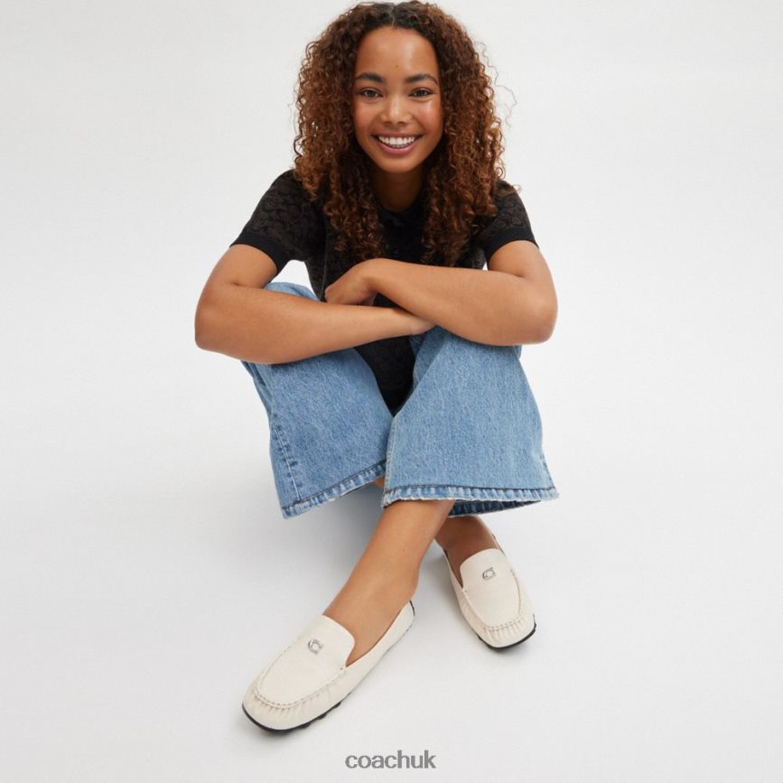 Coach Women RONNIE LOAFER Chalk D0DL44391