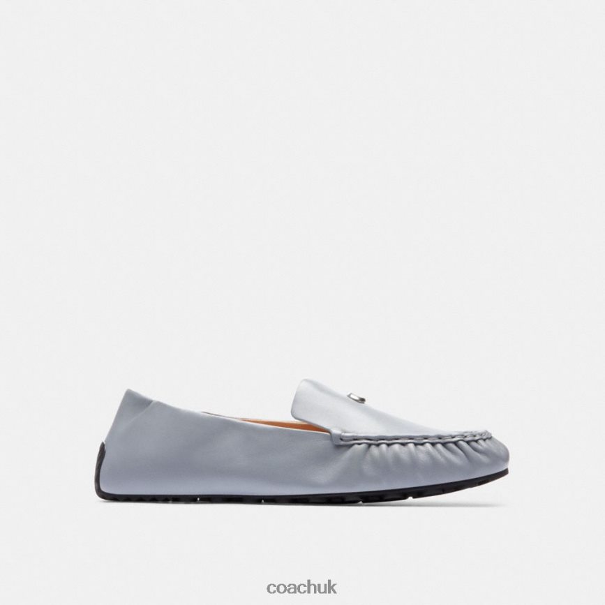 Coach Women RONNIE LOAFER Grey Blue D0DL44394