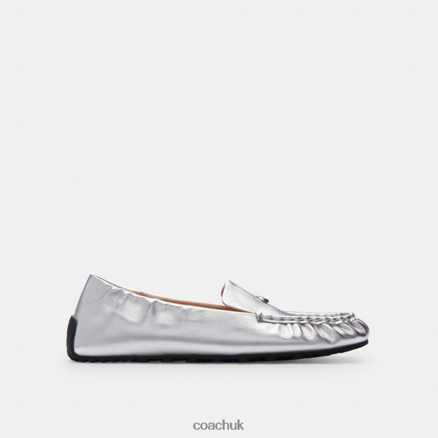 Coach Women RONNIE LOAFER Silver D0DL44392