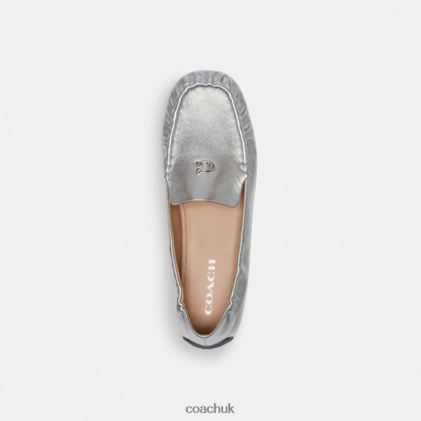 Coach Women RONNIE LOAFER Silver D0DL44392
