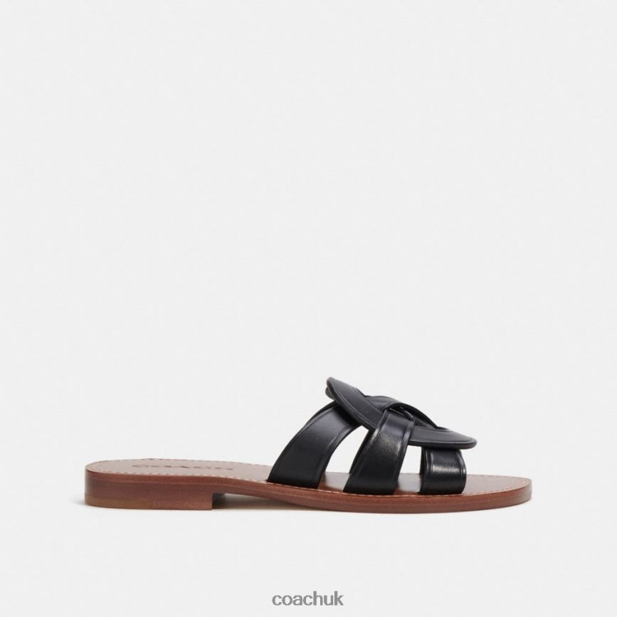 Coach Women ISSA SANDAL Black D0DL44426