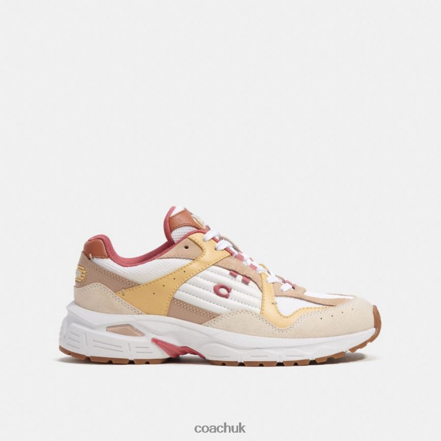 Coach Women C301 SNEAKER Chalk/Taupe D0DL44405