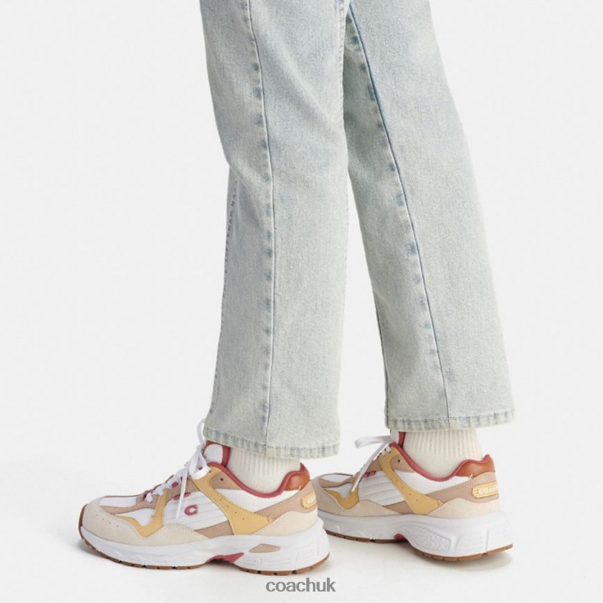 Coach Women C301 SNEAKER Chalk/Taupe D0DL44405