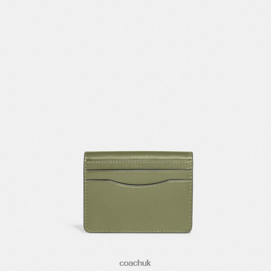 Coach Women BANDIT CARD CASE B4/MOSS D0DL44368