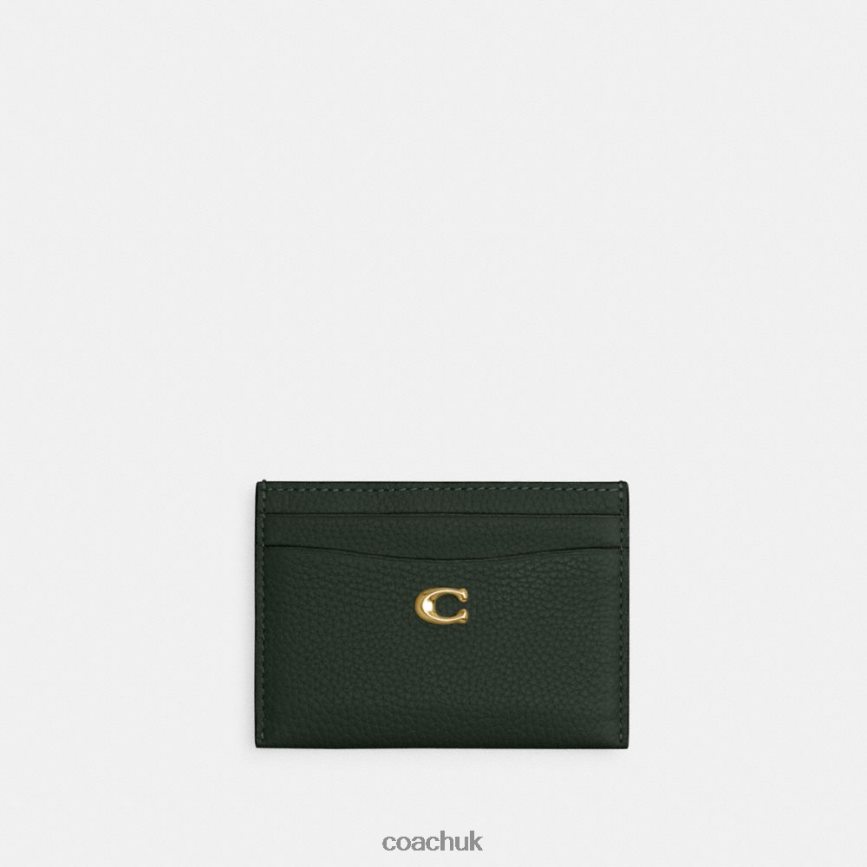 Coach Women ESSENTIAL CARD CASE B4/Amazon Green D0DL44381