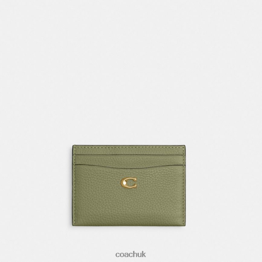 Coach Women ESSENTIAL CARD CASE B4/MOSS D0DL44369