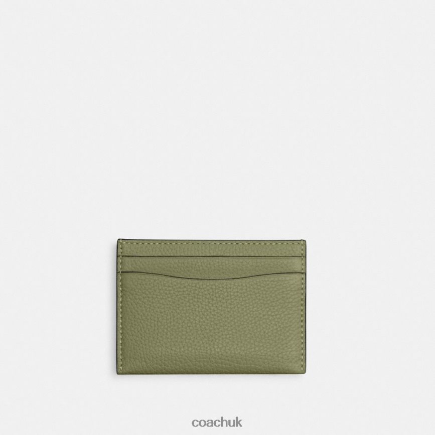 Coach Women ESSENTIAL CARD CASE B4/MOSS D0DL44369